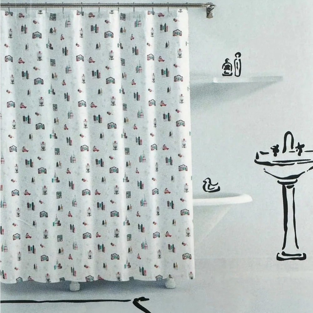 Kate Spade New York Holiday In The City Shower Curtain